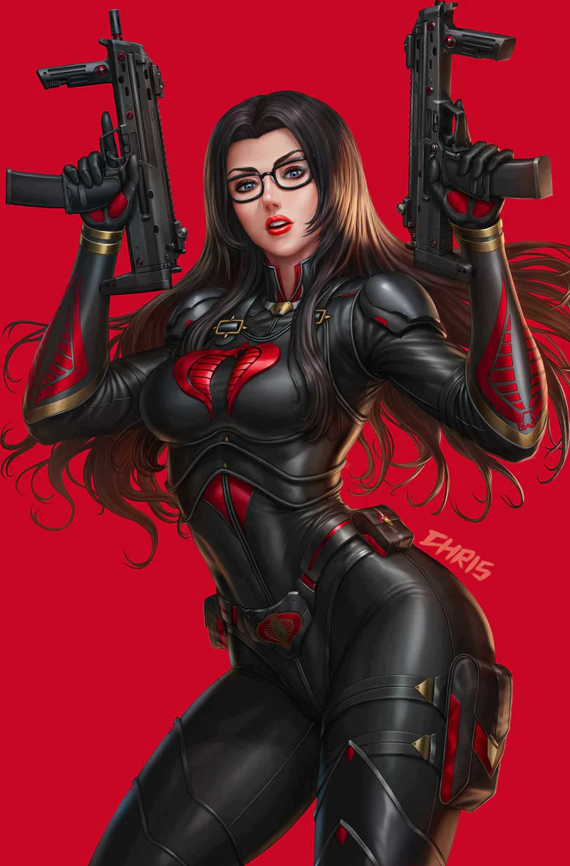 GI JOE A REAL AMERICAN HERO #322 CHRIS NG EXCLUSIVE VIRGIN RED FOILVARIANT