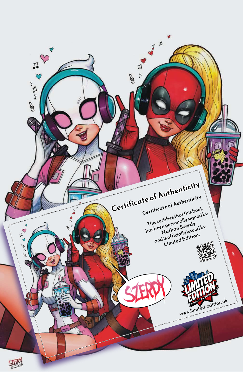 WADE WILSON: DEADPOOL #1 NATHAM SZERDY VIRGIN SIGNED