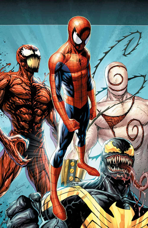AMAZING SPIDER-MAN/VENOM: DEATH SPIRAL #1 TYLER KIRKHAM EXCLUSIVE VIRGIN VARIANT
