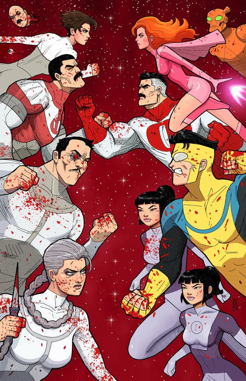 INVINCIBLE RETURNS FACSIMILE EDITION #1 NATHAN SZERDY ALPHA EXCLUSIVE MATTE FOIL VIRGIN