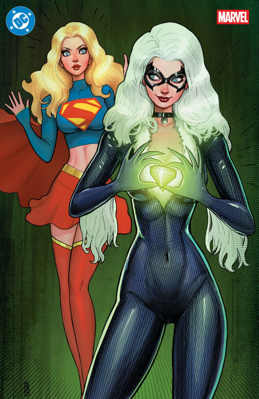 DC MARVEL SUPERMAN SPIDER-MAN #1 ALPHA SZERDY VIRGIN FOIL