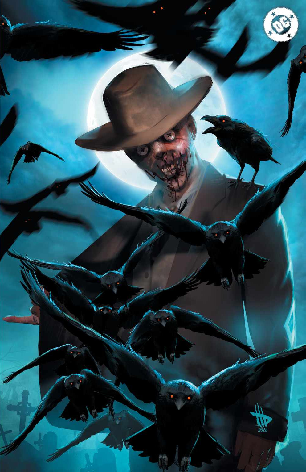 ABSOLUTE BATMAN #19 DAVE WILKINS ALPHA BLUE VIRGIN EXCLUSIVE