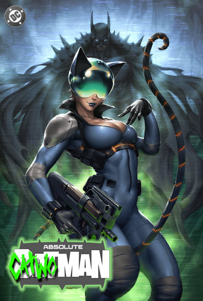 ABSOLUTE CATWOMAN #1 KENDRICK LIM EXCLUSIVE SET OF FOUR COVERS