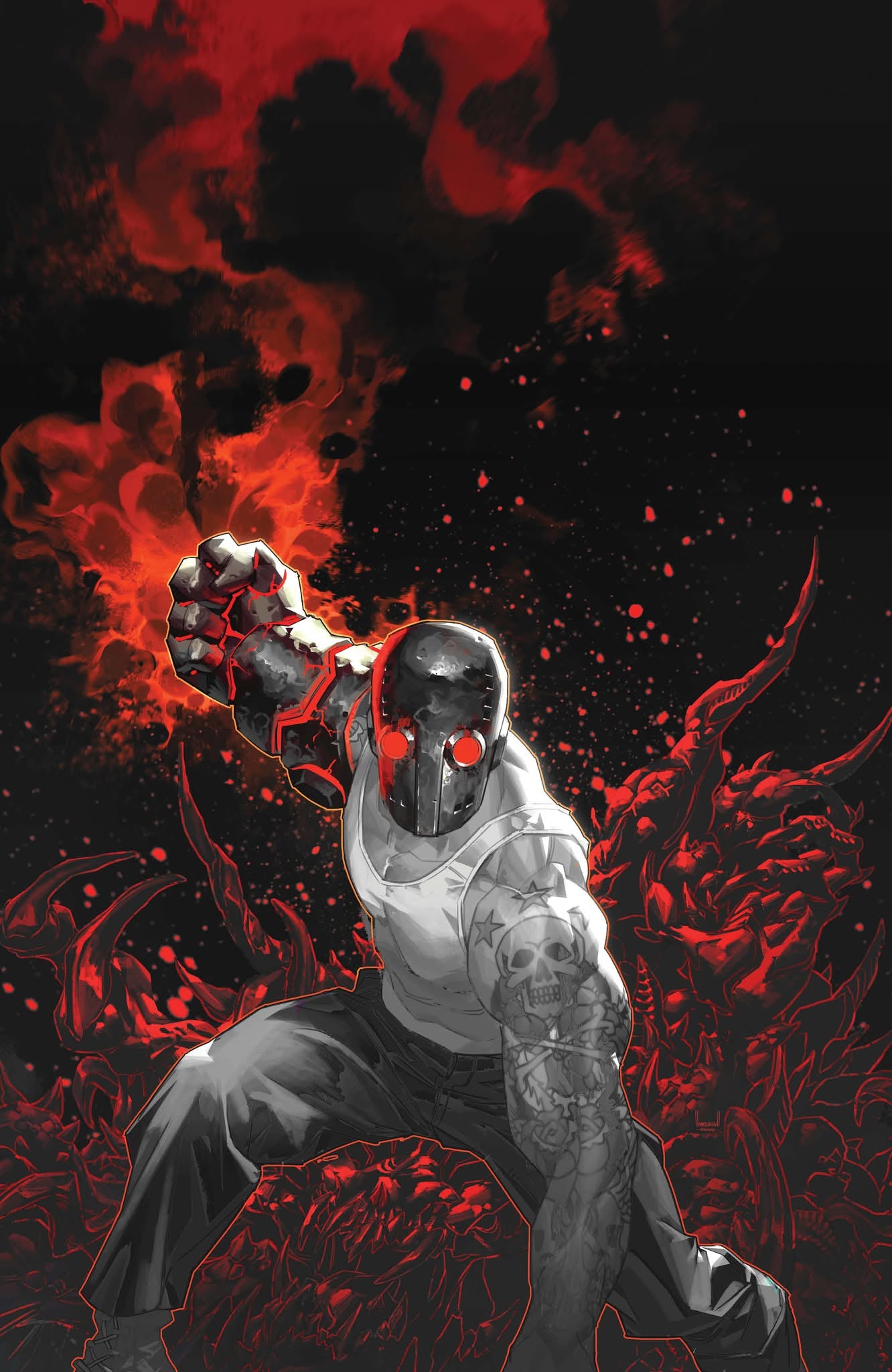 HAMMERFIST #1 KAEL NGU EXCLUSIVE VIRGIN COVER COLOUR SPLASH