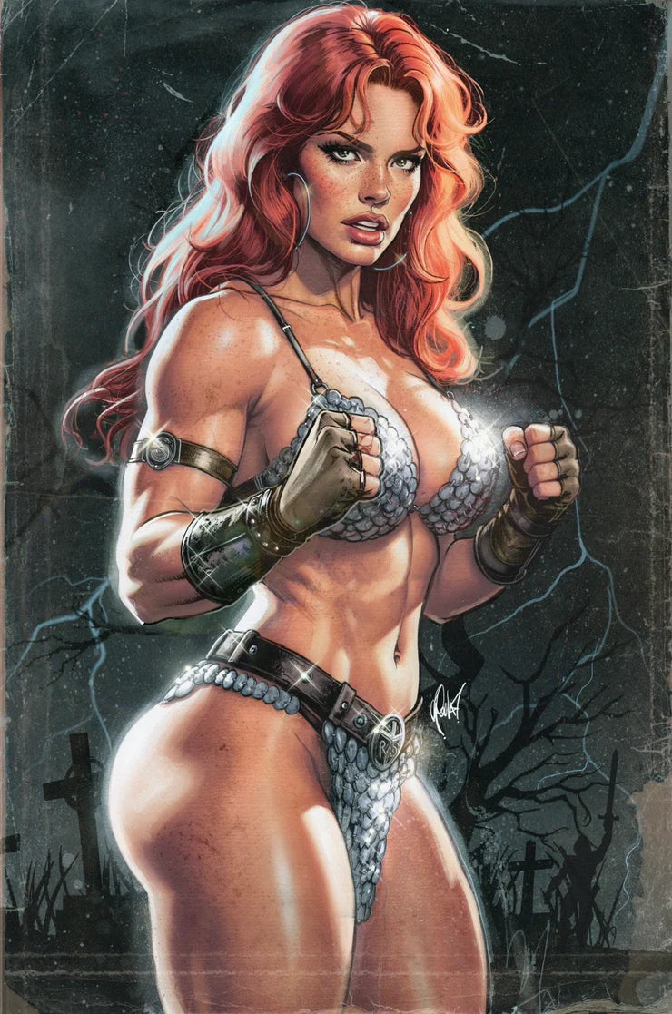 RED SONJA SHE DEVIL WITH A SWORD #1 CEDRIC POULAT VIRGIN