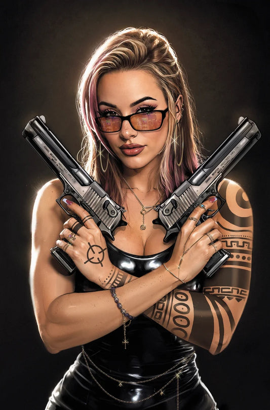 GUN HONEY DOUBLES DOWN #3 CEDRIC POULAT TATTOO VIRGIN