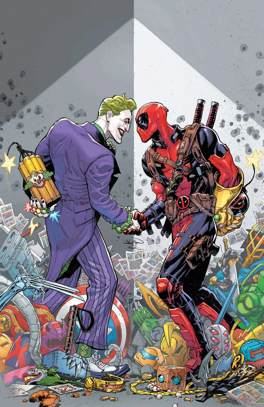 MARVEL/DC: DEADPOOL/BATMAN #1 PATRICK GLEASON EXCLUSIVE VIRGIN COLOR HOLD