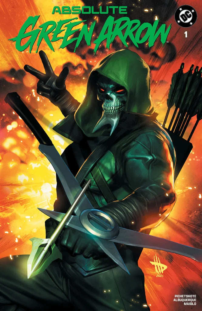 ABSOLUTE GREEN ARROW #1 DAVE WILKINS SET OF THREE (TRADE/VIRGIN/FOIL)