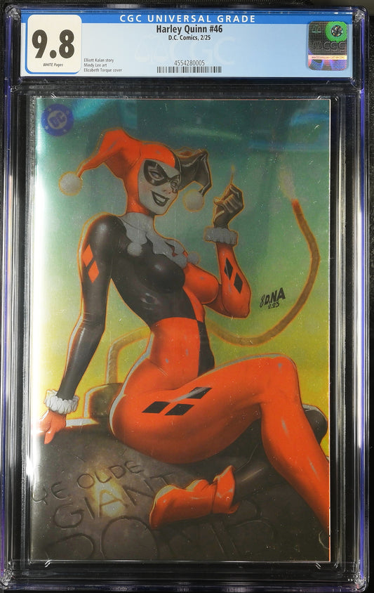 CGC 9.8 HARLEY QUINN #46 MEGACON NAKAYAMA DNA FOIL