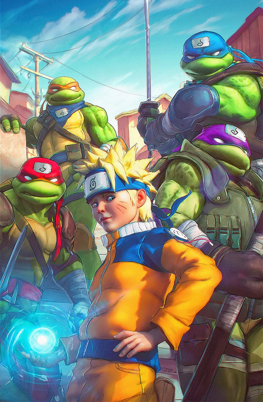 TEENAGE MUTANT NINJA TURTLES X NARUTO 4 TIAGO DA SILVA DAY VIRGIN