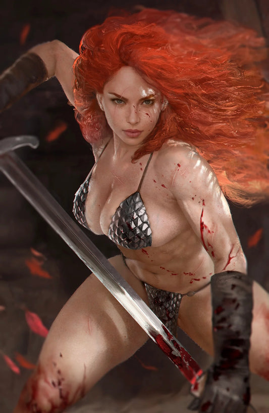 SONJA REBORN #6 SHIKARII 616 COMICS SET OF THREE (TRADE/VIRGIN/HOLD)