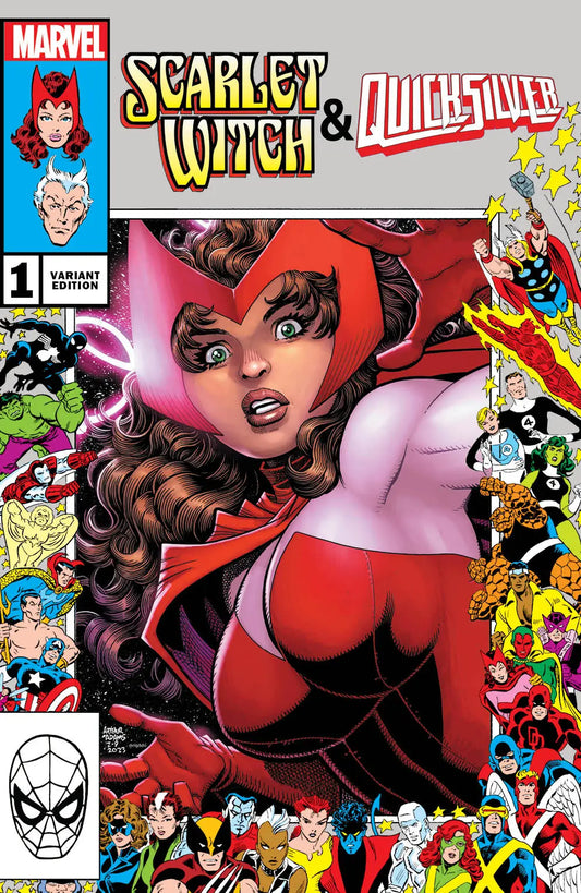 SCARLET WITCH & QUICKSILVER #1 ART ADAMS EXCLUSIVE FRAME VARIANT