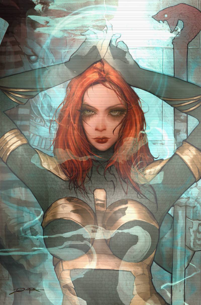 GOLD SCARAB #0 DAN QUINTANA DQEA EXCLUSIVE ETHEREAL BLUE METAL COVER