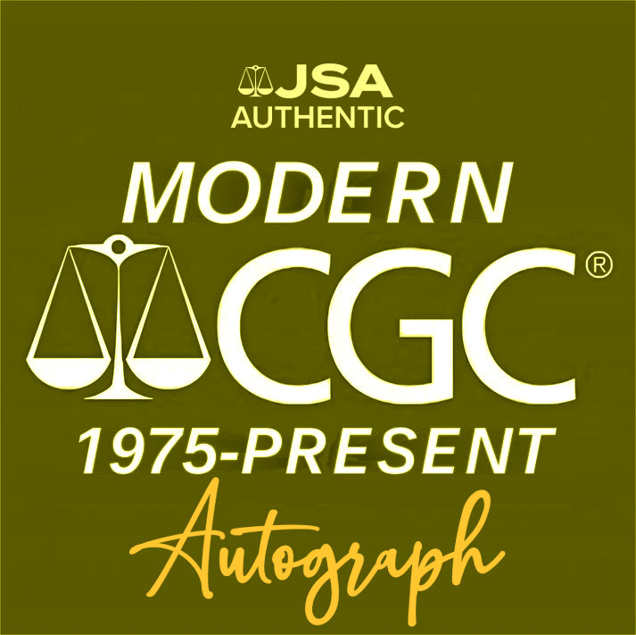 (PLEASE READ) CGC/JSA SIGNED BOOK GRADING MODERN 1975-PRESENT (1 SIGNATURE)