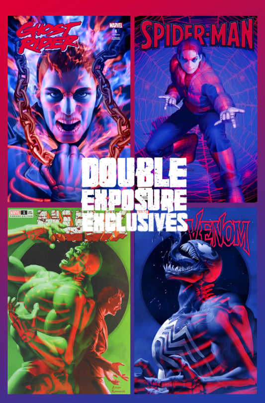 DOUBLE EXPOSURE SET (VENOM/HULK/SPIDER-MAN/GHOST RIDER)