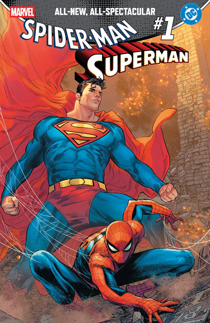 SPIDER-MAN/SUPERMAN #1 MARCO CHECHETTO TRADE DRESS EXCLUSIVE