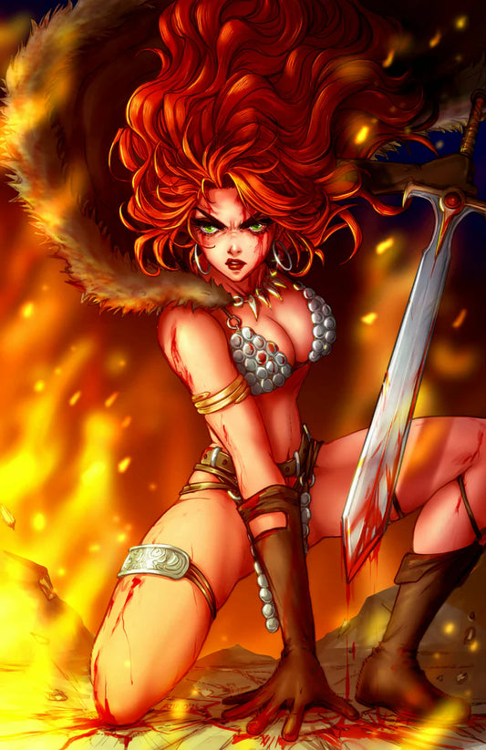 RED SONJA SHE DEVIL WITH A SWORD #1 ANNA ZHUO EXCLUSIVE VIRGIN