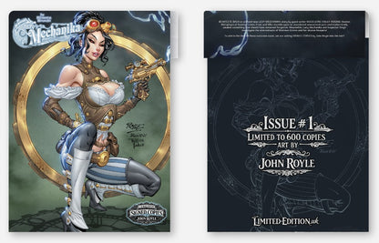 LADY MECHANIKA THE MECHANICAL MENAGERIE #1 JOHN ROYLE EXCLUSIVE GLOSS FOIL COVER