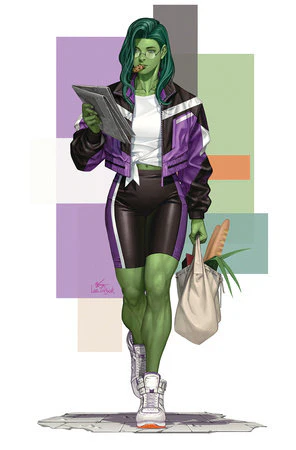 PLANET SHE-HULK #1 INHYUK LEE STREET-VERSE VIRGIN VARIANT 1:50