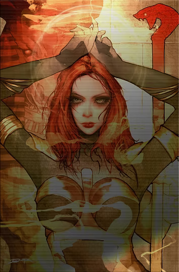 GOLD SCARAB #0 DAN QUINTANA GLOW IN THE DARK METAL COVER