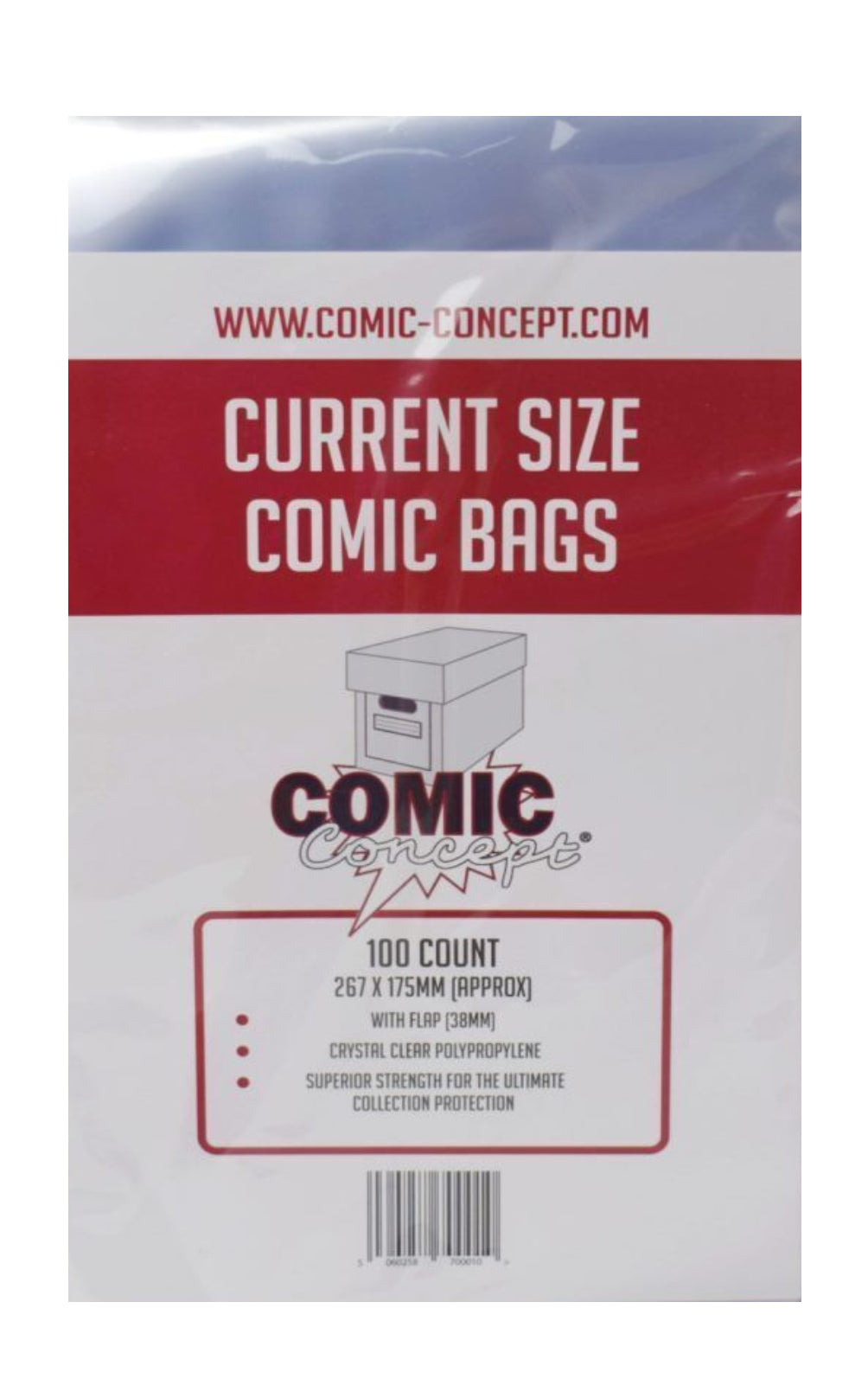MODERN COMIC BOOK BAGS (100)