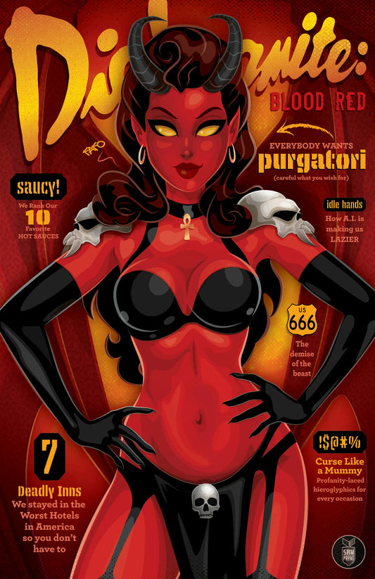 DIENAMITE BLOOD RED #5 SAM PAYNE TRADE DRESS EXCLUSIVE