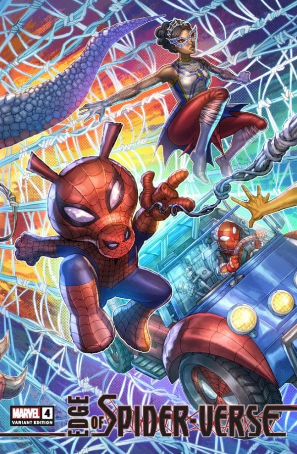 EDGE OF SPIDER-VERSE #4 ALAN QUAH TRADE VARIANT EXCLUSIVE