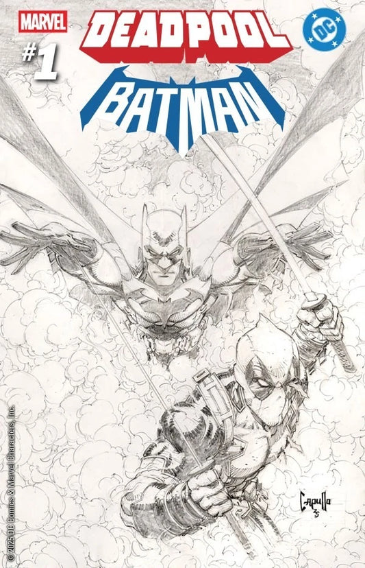 MARVEL/DC: DEADPOOL/BATMAN #1 1:200 GREG CAPULLO SKETCH VARIANT
