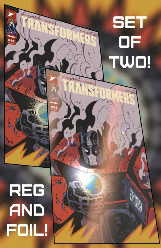 TRANSFORMERS #1 JUNI BA EXCLUSIVE SET OF 2 COVERS